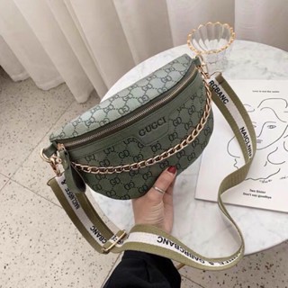 Túi xách nữ nam bao tử đẹp cao cấp túi đeo chéo đeo hông đeo bụng dây xích xinh đi chơi học đi làm công sở da mềm sách