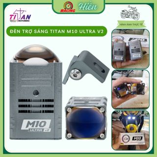 Đèn Trợ Sáng Bi Cầu Titan M10 Ultra V2 25W - Siêu Sáng, Chống Nước, Chiếu Xa 600M, Bảo Hành 12 Tháng