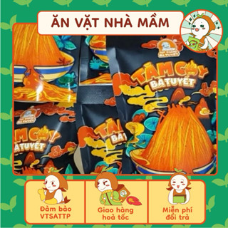 Combo 5 gói tăm cay bà Tuyết, bim bim tăm cay bà Tuyết Diamon,  ăn vặt cổng trường, Ăn Vặt Nhà Mầm.