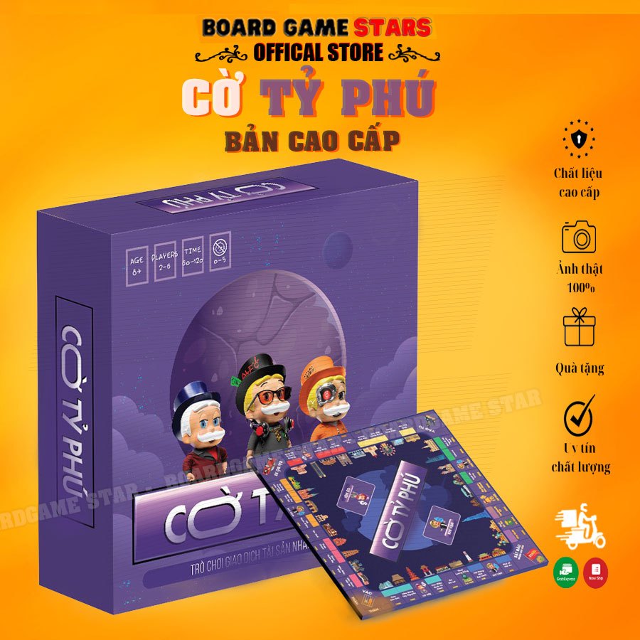 Cờ Tỷ Phú (Hàng Cao Cấp) phiên bản mới Trò chơi giao dịch tài sản nhanh gọn lẹ - [𝗕𝗼𝗮𝗿𝗱𝗚𝗮𝗺𝗲 𝗦𝗧𝗔𝗥]