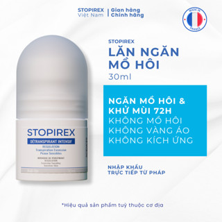 STOPIREX Lăn khử mùi & Ngăn tiết mồ hôi Chuyên sâu - Khử mùi cơ thể cho Nam, Nữ (30ml)