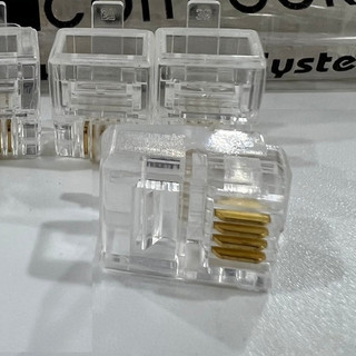 Đầu bấm RJ11 Cat3 6P/4C loại 4pin có VAT Ancomteck