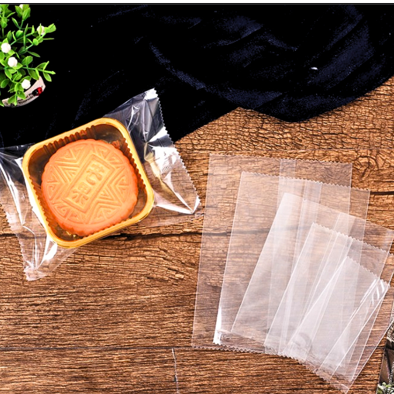 Túi TRONG SUỐT, HÀN NHIỆT Bao bì đựng trà, bánh kẹo, bánh quy nhiều kích thước Combo 100 túi( GIÁ NHÀ MÁY)