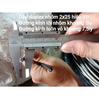 CÁP DUPLEX NHÔM 2x16 - 2x25 - 2x35 Hiệu VP