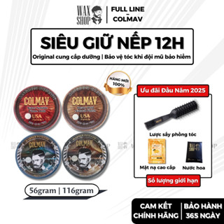 Full Line Sáp vuốt tóc nam Colmav Kingdom Pomade, Colmav Kingdom Clay, Barber Pomade Blue - C3