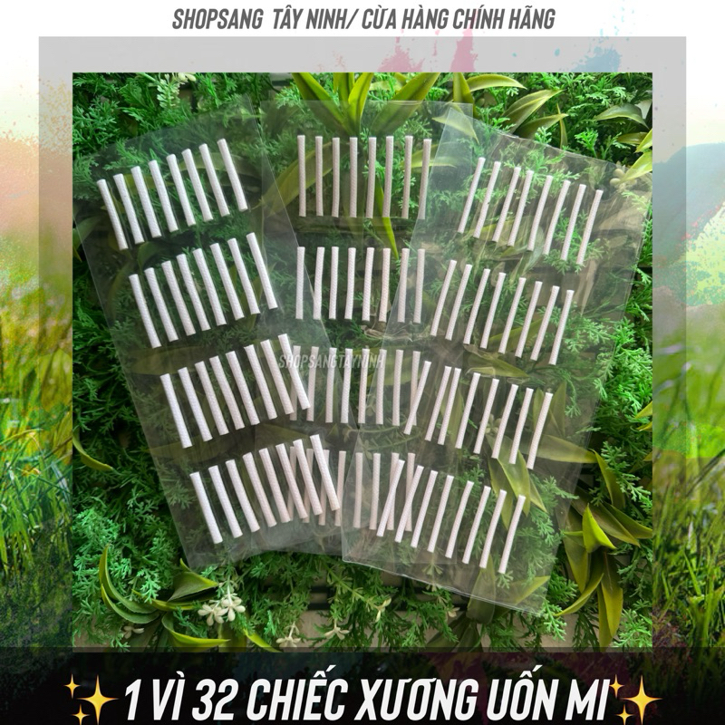 1 vỉ 32 Chiếc Xương Uốn Mi Đủ Size - sươn uốn mi