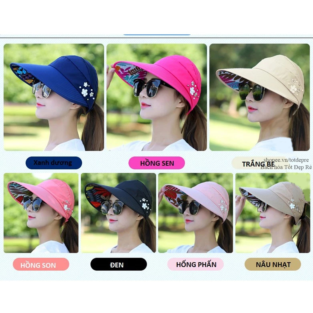 Mũ vải hở chóp cho nữ