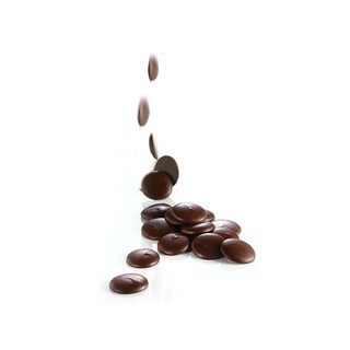Socola hạt nút đen Puratos 75% - 100gr (chia lẻ từ túi 1kg)