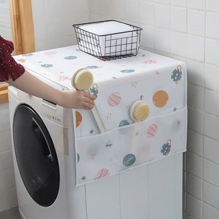 Combo 2 Và 3 Tấm Phủ Tủ Lạnh Tiện Dụng Chống Bụi Bẩn, Tấm Che Tủ Lạnh Máy Giặt Chống Trầy Xước