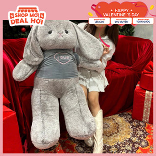 SHOP MỚI BÁN RẺ Gấu bông thỏ bunny 120cm thỏ tai dài hàng cao cấp , thú nhồi bông con thỏ siêu to khổng lồ.