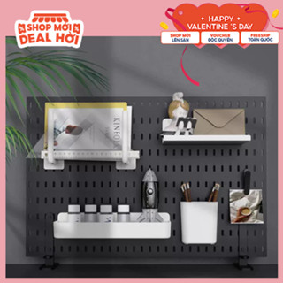 Kệ Bảng PEGBOARD MOTIDY Để Kẹp Bàn Học, Treo Tường Phòng Làm Việc, Chất Liệu Acrylic Cao Cấp,Size Lớn,Không Gồm Phụ Kiện