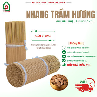 [ 0.5KG] NHANG TRẦM HƯƠNG PHỔ THÔNG, SIÊU NHẸ SIÊU DỄ CHỊU - AN LỘC PHÁT