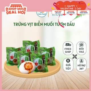 Combo 5 Trứng Vịt Biển Muối nội địa Trung, Trứng muối thơm ngon