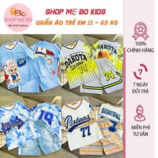 (TL-D01) Đồ bộ 3d thun lạnh cho bé trai bé gái cộc tay sát nách dài tay in khủng long, mèo kitty size từ 8 đến 40kg