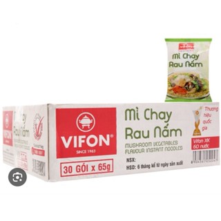 Thùng 30 Gói Mì Chay Rau Nấm Vifon 65g - VF44T