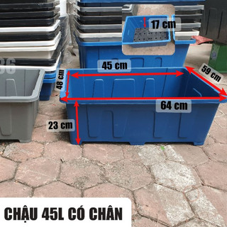 Khay trồng rau thông minh 45 lít, chậu trồng sen súng hàng đẹp