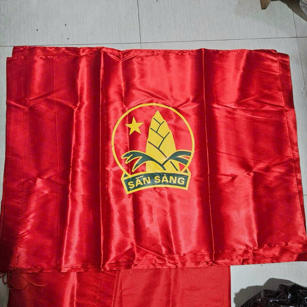 Cờ đội in, cờ măng non in 2 mặt