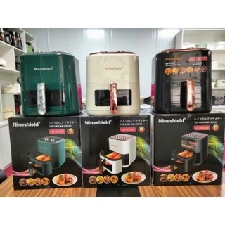 Nồi chiên không dầu Nineshield KB5005M 8 lít sử dụng công nghệ Rapid Air công suất mạnh 1350W, nồi chiên đa năng 2024