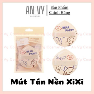 Bông mút tán nền trang điểm Xixi Fluffy Air Cushion Powder Puff Makeup Sponge - mút tán nền xixi - mút trang điểm xixi