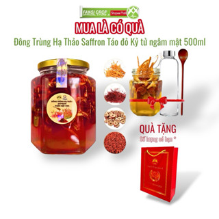 Đông Trùng Hạ Thảo Fansi ngâm Saffron mật ong, 500ml