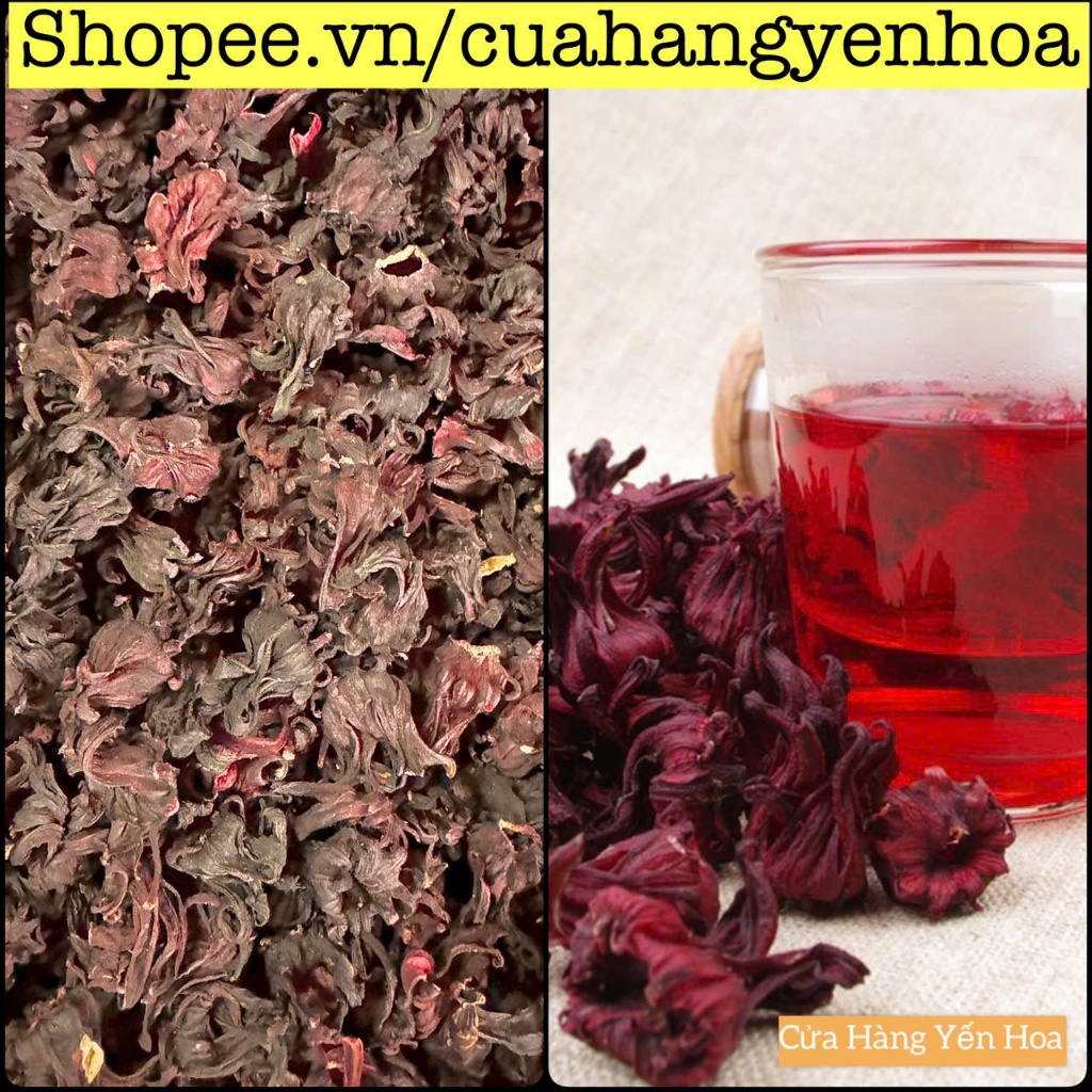 100g/500g Hoa Atiso Đỏ ( Hibiscus ) Sấy Khô