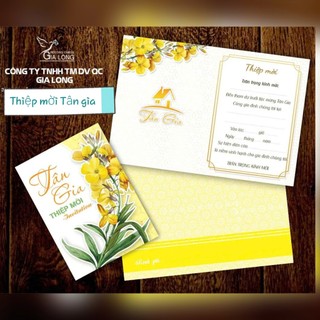20 Thiệp Mời Tân Gia có sẵn ghi tay