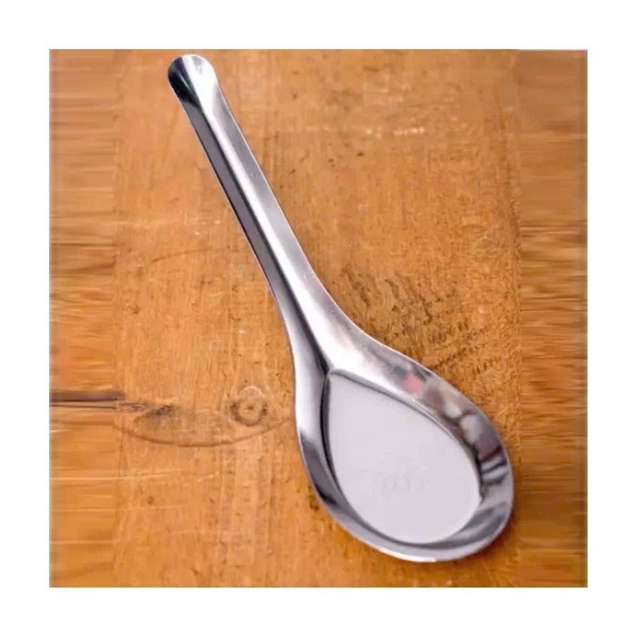 Muỗng ăn cơm, thìa mạ bạc với thiết kế đẹp mắt