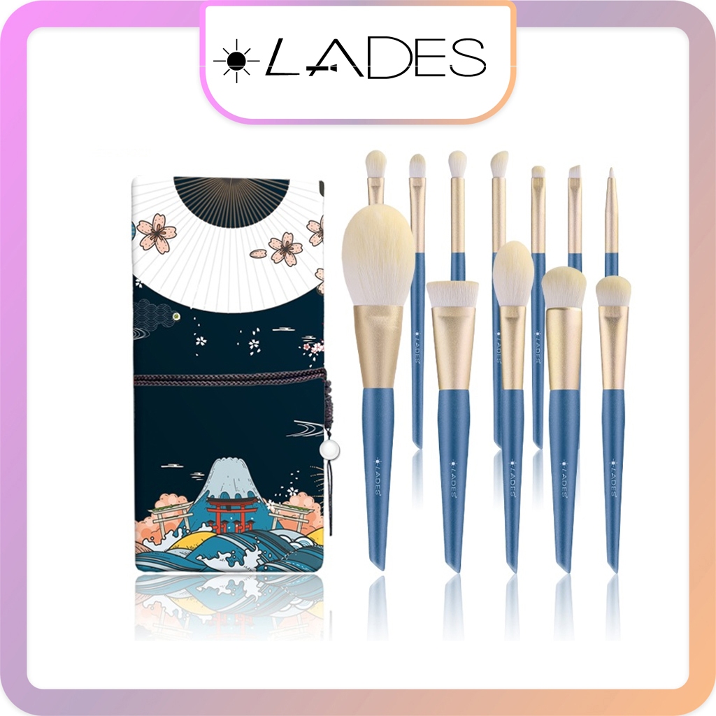 Bộ Cọ Makeup Lades 12 Cây Jiehai Makeup Brushes