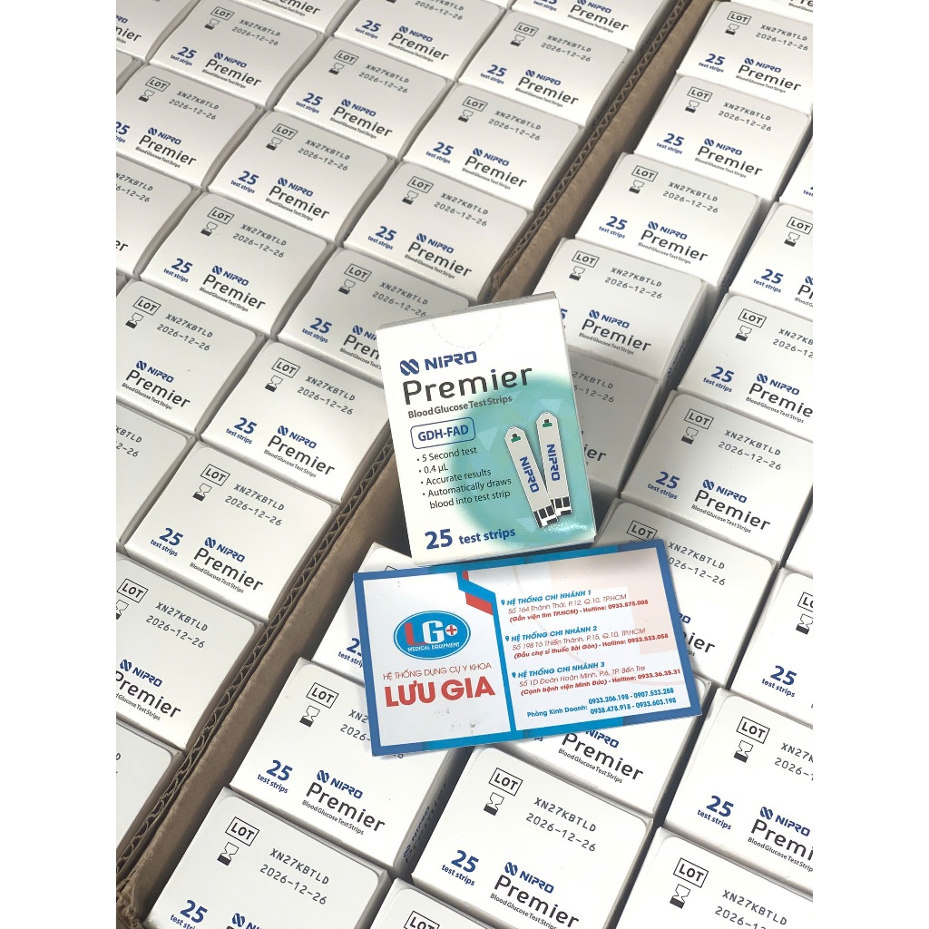 Que đường huyết Nipro Premier (H/25 test)