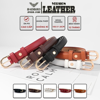 [Tặng Đục Lỗ] Thắt Lưng Da Nữ phong cách Hàn Quốc, da PU cao cấp BADBIRD- Tự hào thương hiệu Việt