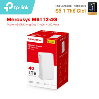 Bộ Phát Wifi 4G LTE Không Dây Mercusys MB112-4G _MB115-4G Chuẩn N Tốc Độ 300 Mbps