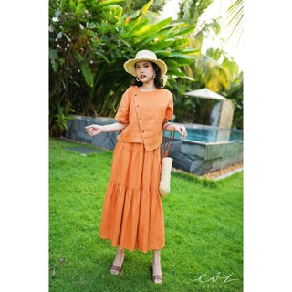 Áo Linen Hàng Nút Dừa Cói Design