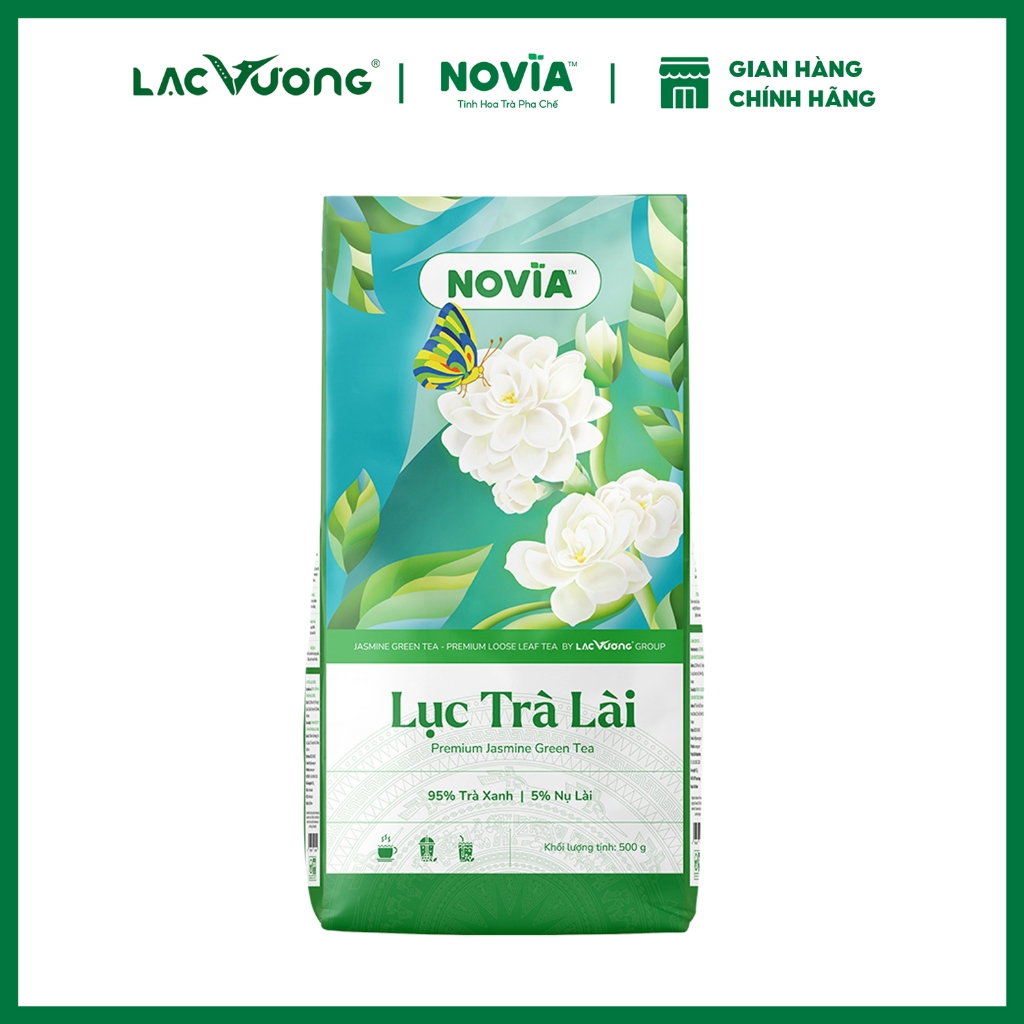  Lục Trà Lài Novia 500g  Trà Xanh Hoa Lài Trà Lài Trà Hoa Nhài Trà Nhài  