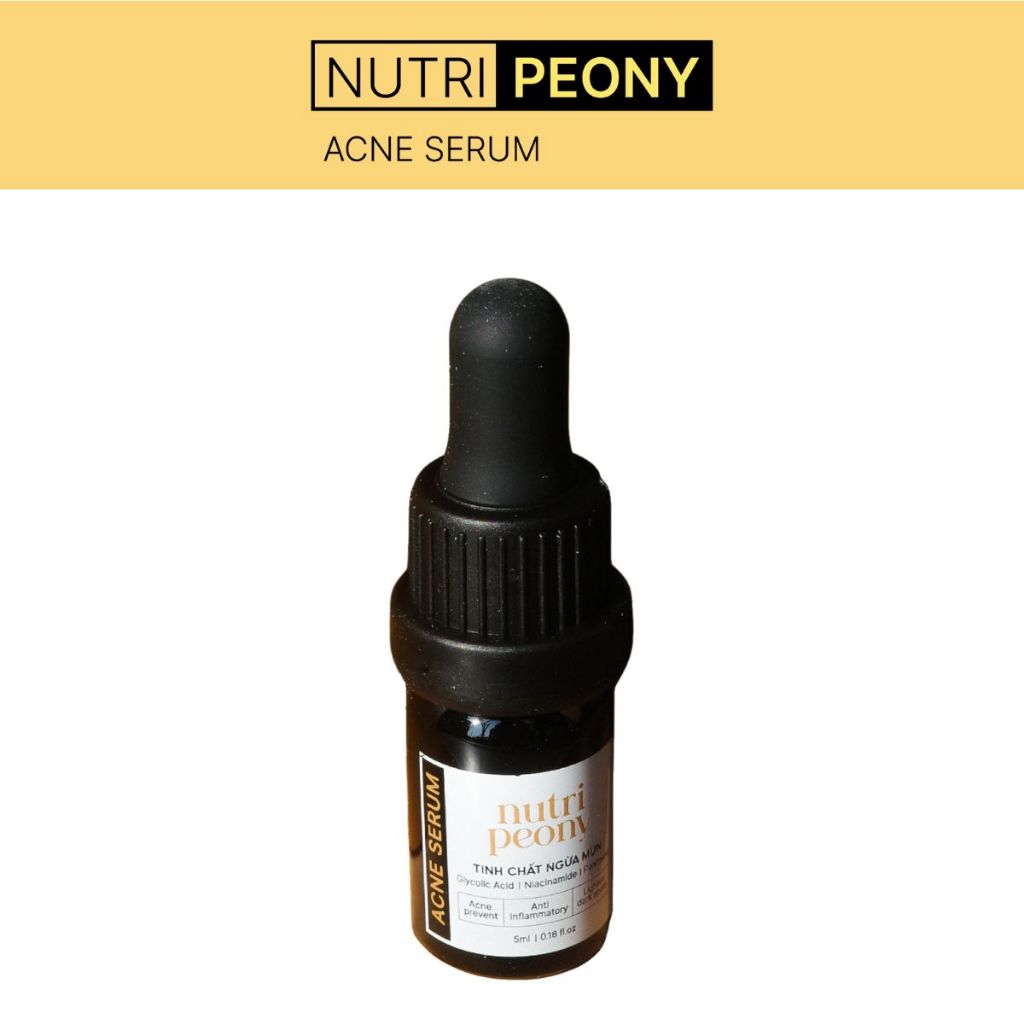 Serum hỗ trợ tẩy da chết, cân bằng sừng hóa da giúp da mịn màng Nutri Peony size 5ml
