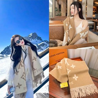 (fullbox) Khăn len choàng cổ khăn quàng cổ nữ mùa đông Khăn LV len dạ cao cấp quà tặng sinh nhật nữ, 20 10, 20 11, 8 3
