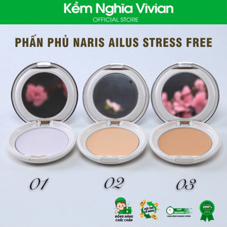 Phấn Phủ Naris Ailus Stress Free (MP8008 MP8009 MP8010)