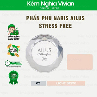 Phấn Phủ Naris Ailus Stress Free (MP8008 MP8009 MP8010)