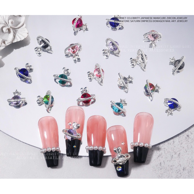 set charm vũ trụ trang trí móng