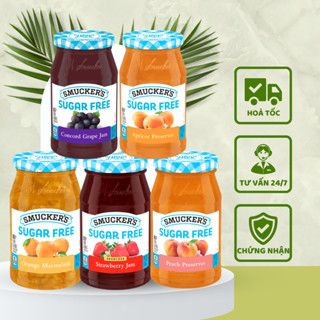 Mứt Trái Cây SMUCKERS Không Đường ( eat clean, diet, tiểu đường ,gymer )