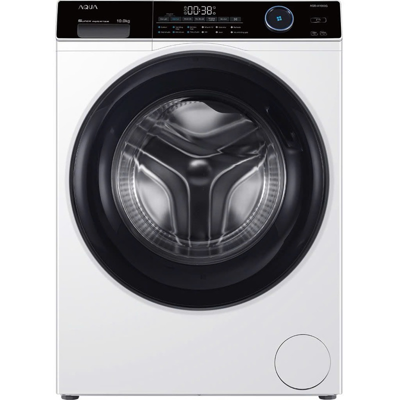 Máy giặt AQUA lồng ngang 10kg AQD A1000G.W