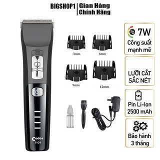 Tông đơ cắt tóc Codos CHC-T10S,Lưỡi phủ titannium