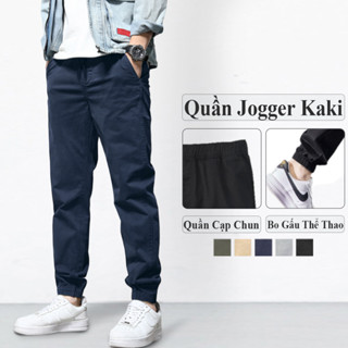 Quần Jogger Nam Vicenzo Chất Kaki Dáng Thể Thao Năng Động Cao Cấp.