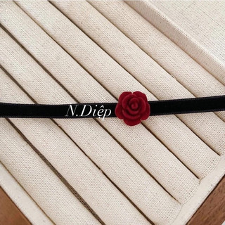 Choker hoa hồng sang chảnh- nhiều mẫu đẹp và lạ
