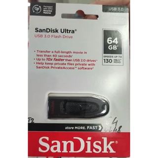 USB 3.0 64GB SANDISK ULTRA FIT CZ48 Đen