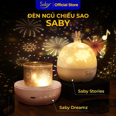 Đèn ngủ chiếu sao Saby hình lễ hội loa bluetooth đèn chiếu trần 3D,BH 12 tháng, pin sạc, xoay 360 độ