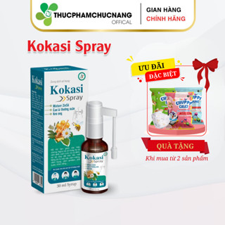 (AF) Xịt họng keo ong Kokasi Spray ANFAS, giảm ho, ngứa rát họng (lọ 30ml).