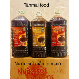 Sỉ can 5lít Nước Sốt Bò/ Nước Sốt Me Làm Bánh Tráng Trộn, Bánh Tráng Cuộn