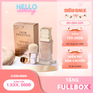  Kem nền - Kem nước Cao Cấp Dior Prestige Le Micro fluide Teint De Rose che phủ tốt mềm mịn căng bóng HELLO DARLING 