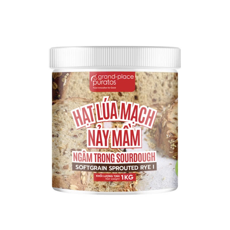 Hạt lúa mạch nảy mầm ngâm Sourdough 1kg