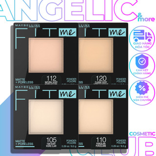 Phấn Phủ Maybelline, Phấn Phủ Kiềm Dầu Maybelline Fit Me Matte + Poreless Pressed Face Powder.